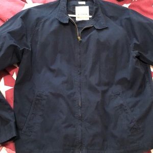 J Crew Navy Bomber Jacket L